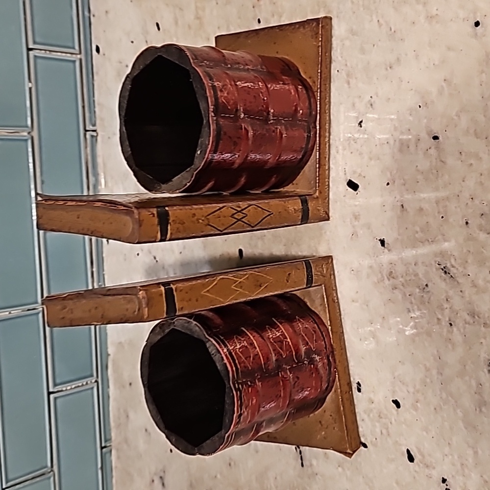 Vintage book holders